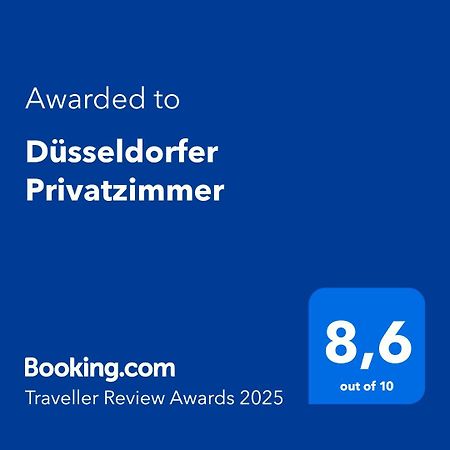 Düsseldorfer Privatzimmer Exterior foto